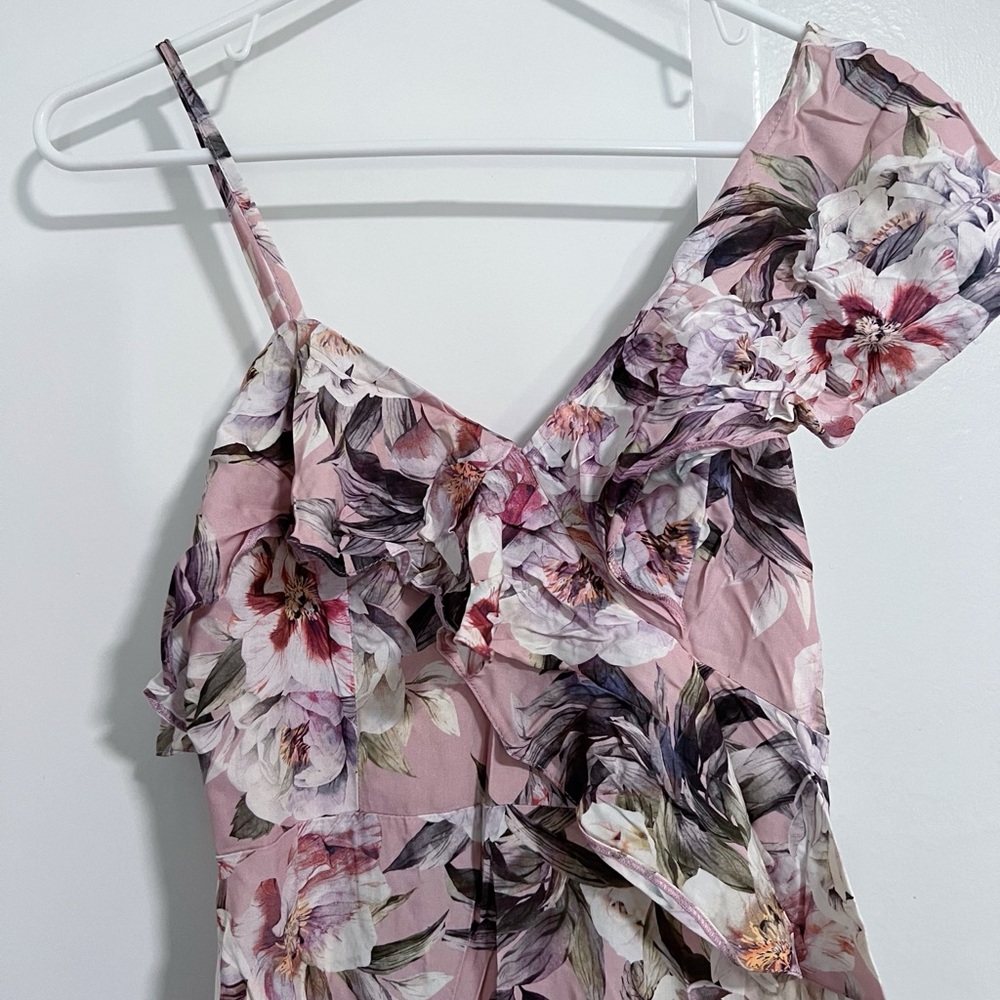 ASOS Ruffle Floral Petite Dress - Picture 3 of 5